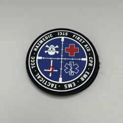 Parche táctico PVC de goma moldeada para uniforme y branding