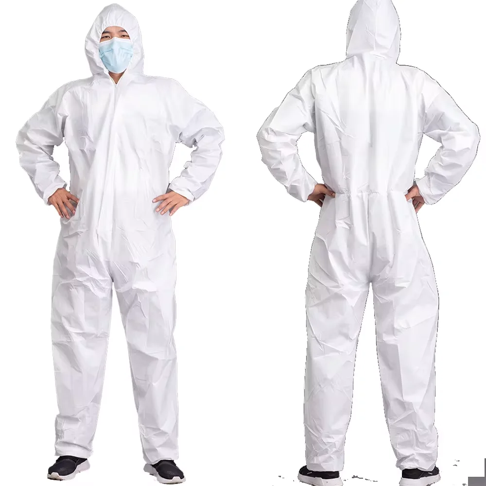 Mono desechable transpirable antipolvo – Protección integral trabajo - imagen 2