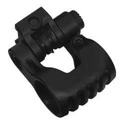 Soporte de linterna táctica para casco, cuello torcido giratorio