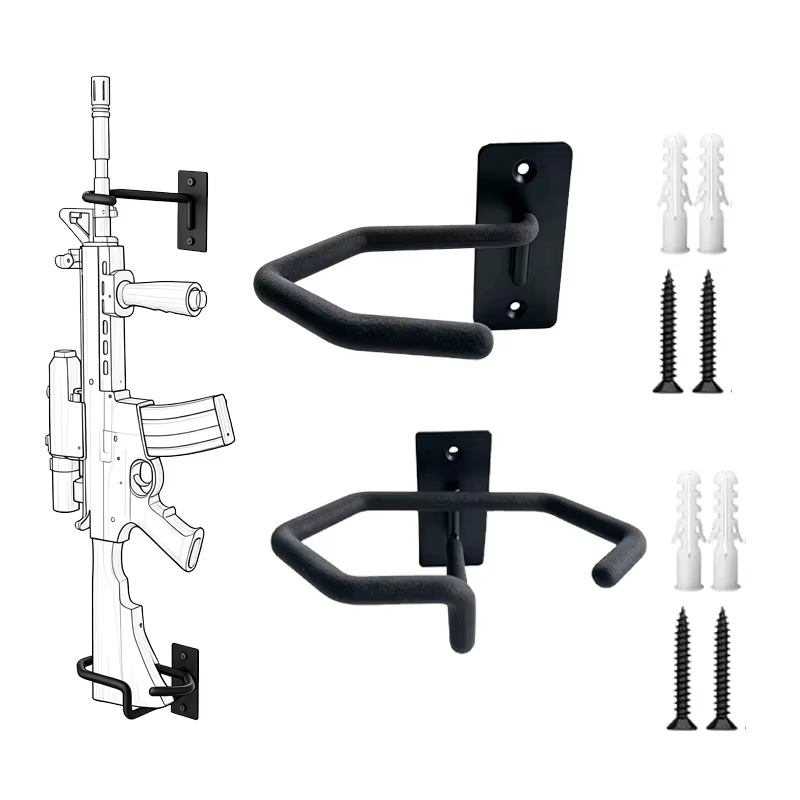 Soporte mural armas acero – Reposaculata para exhibición profesional - imagen 2