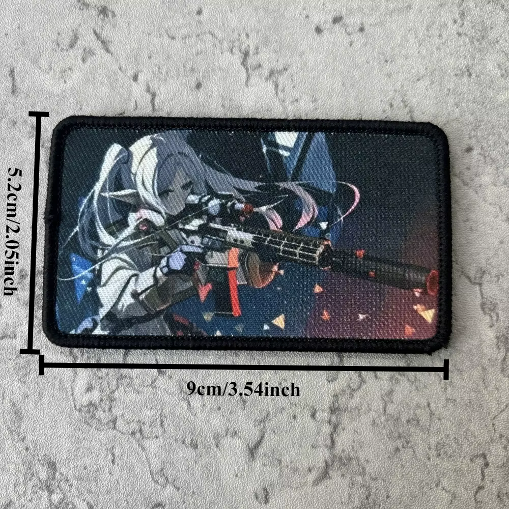 Parche táctico velcro con diseño anime – Para chaleco o mochila - imagen 2