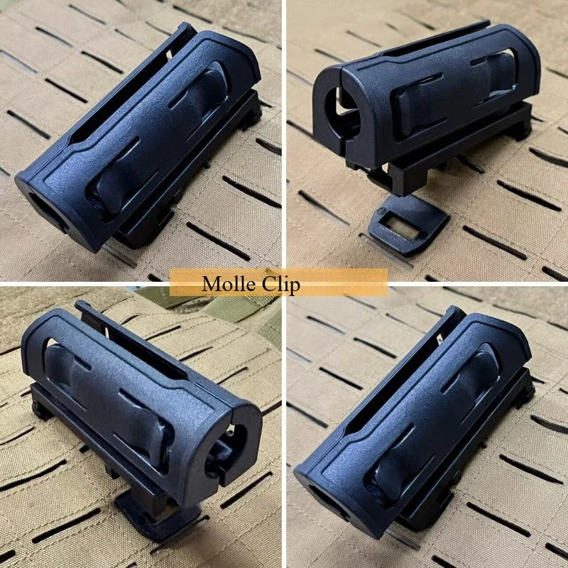 Funda de linterna para cinturón táctico