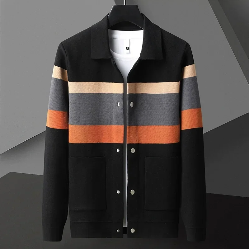 Cárdigan de punto invierno hombre – Oversize casual M-5XL - imagen 4