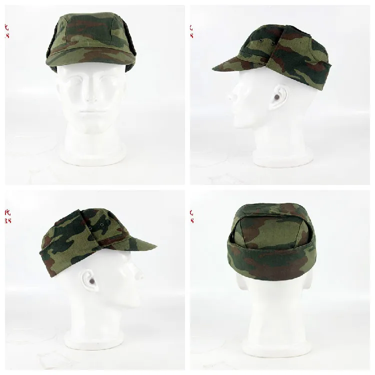 Gorra de combate táctica camuflaje vegetal ruso horizontal militar