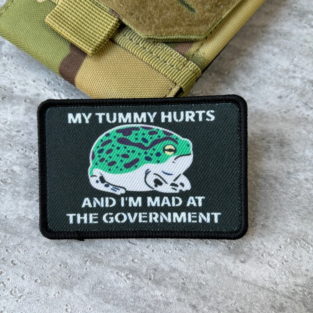 Parche táctico rana meme para mochila, chaleco o gorra - imagen 3