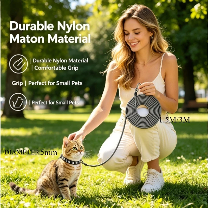 Correa extensible de tracción ajustable para mascotas, uso diario - imagen 3