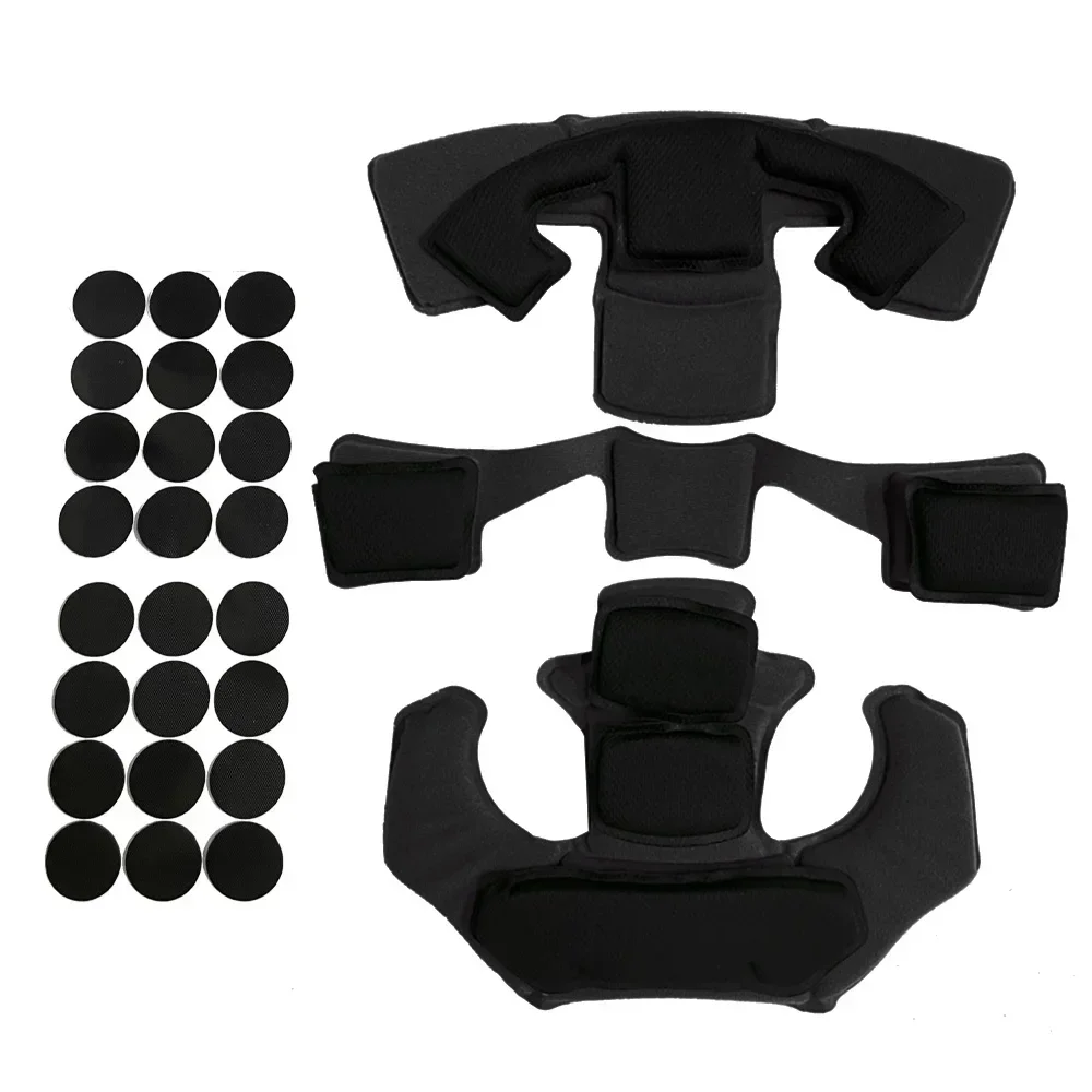 Almohadilla viscoelástica transpirable desmontable para casco de caza