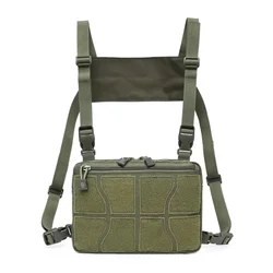 Bolsa táctica MOLLE pecho ajustable multifunción para herramientas