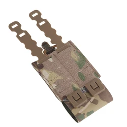 Funda táctica elástica para cargador de rifle, corte láser