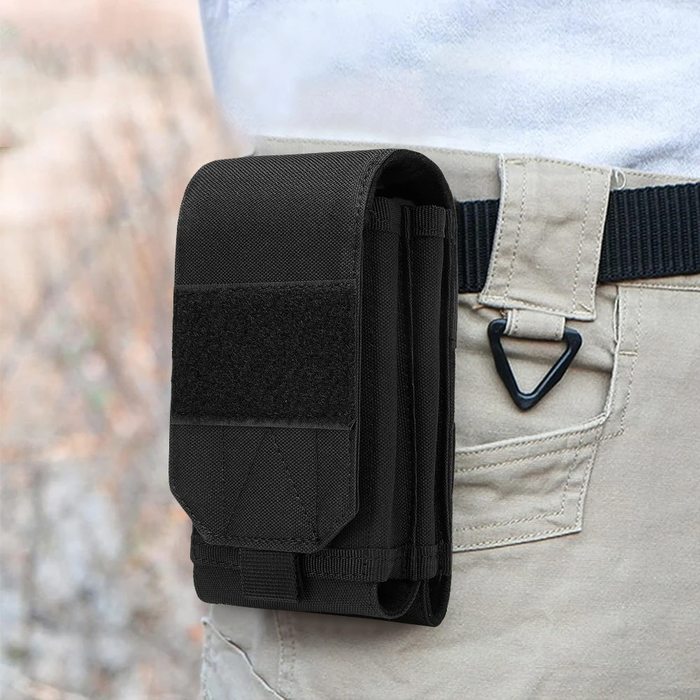 Bolsa táctica MOLLE doble capa EDC porta teléfono para cinturón - imagen 4
