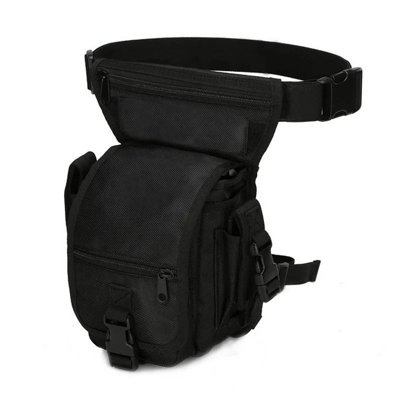 Riñonera táctica Molle para pierna – Bolsa caza senderismo ajustable