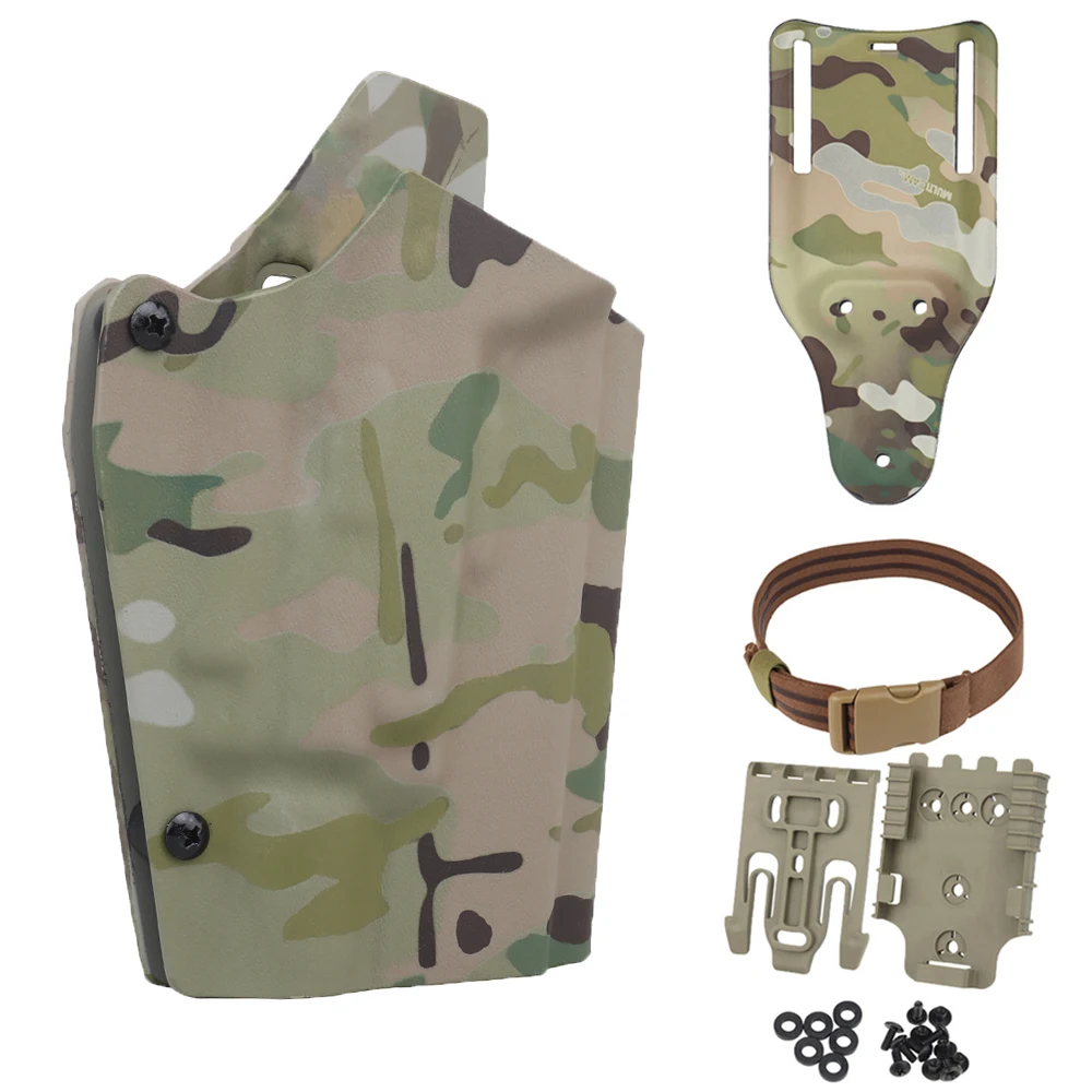 Funda Kydex Glock 17/19 liberación rápida táctica