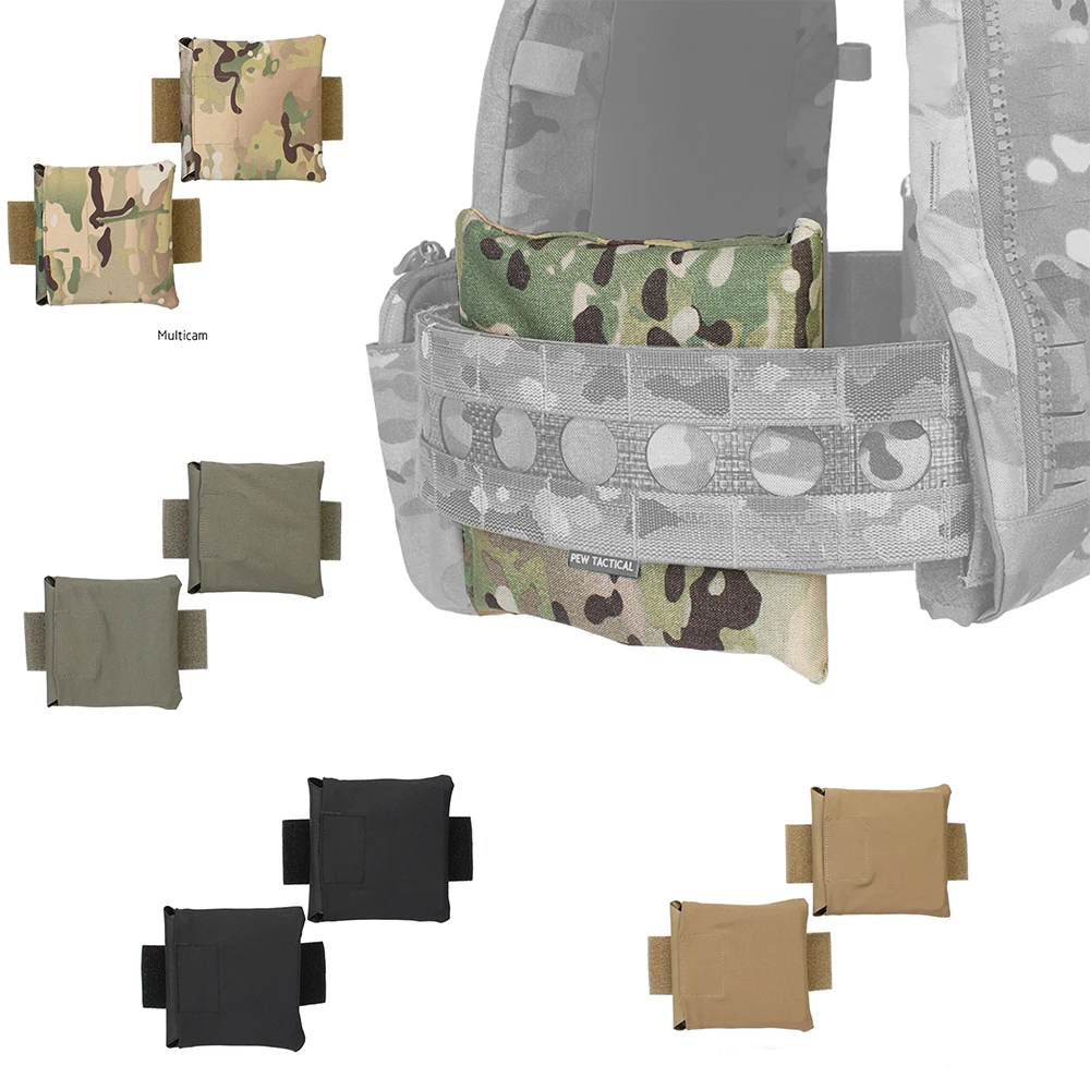 Ferro bolsillo placa táctica lateral MOLLE para accesorios