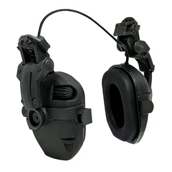 Protectores auditivos electrónicos tácticos para tiro con casco