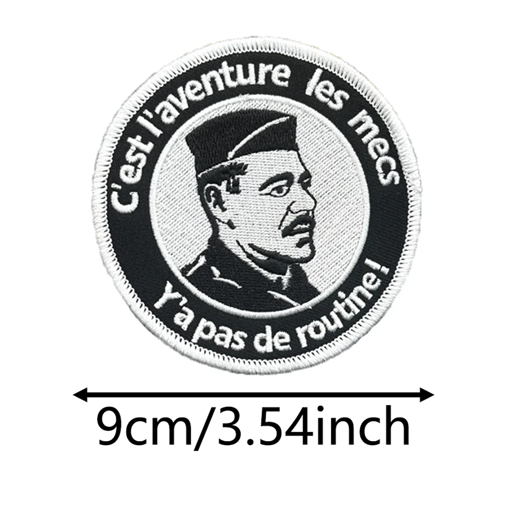 Parche táctico bordado punk biker con gancho de sujeción - imagen 3