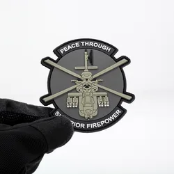 Brazalete táctico Bomber Fighter Helicóptero 3D – Cierre Velcro