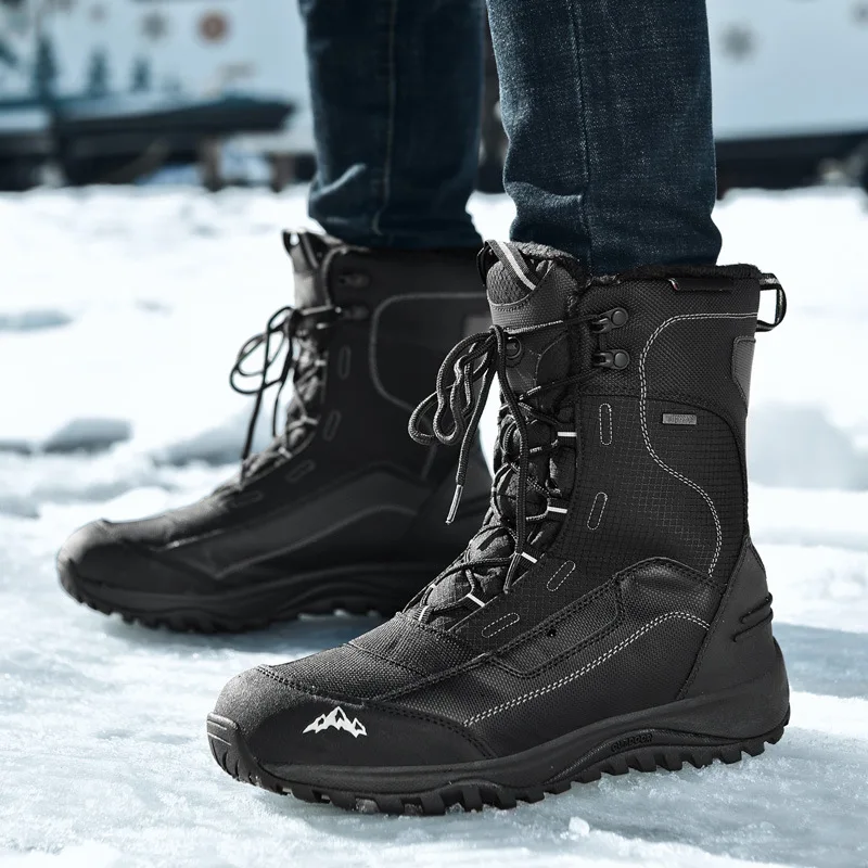 Botas de senderismo impermeables con forro térmico de invierno - imagen 4