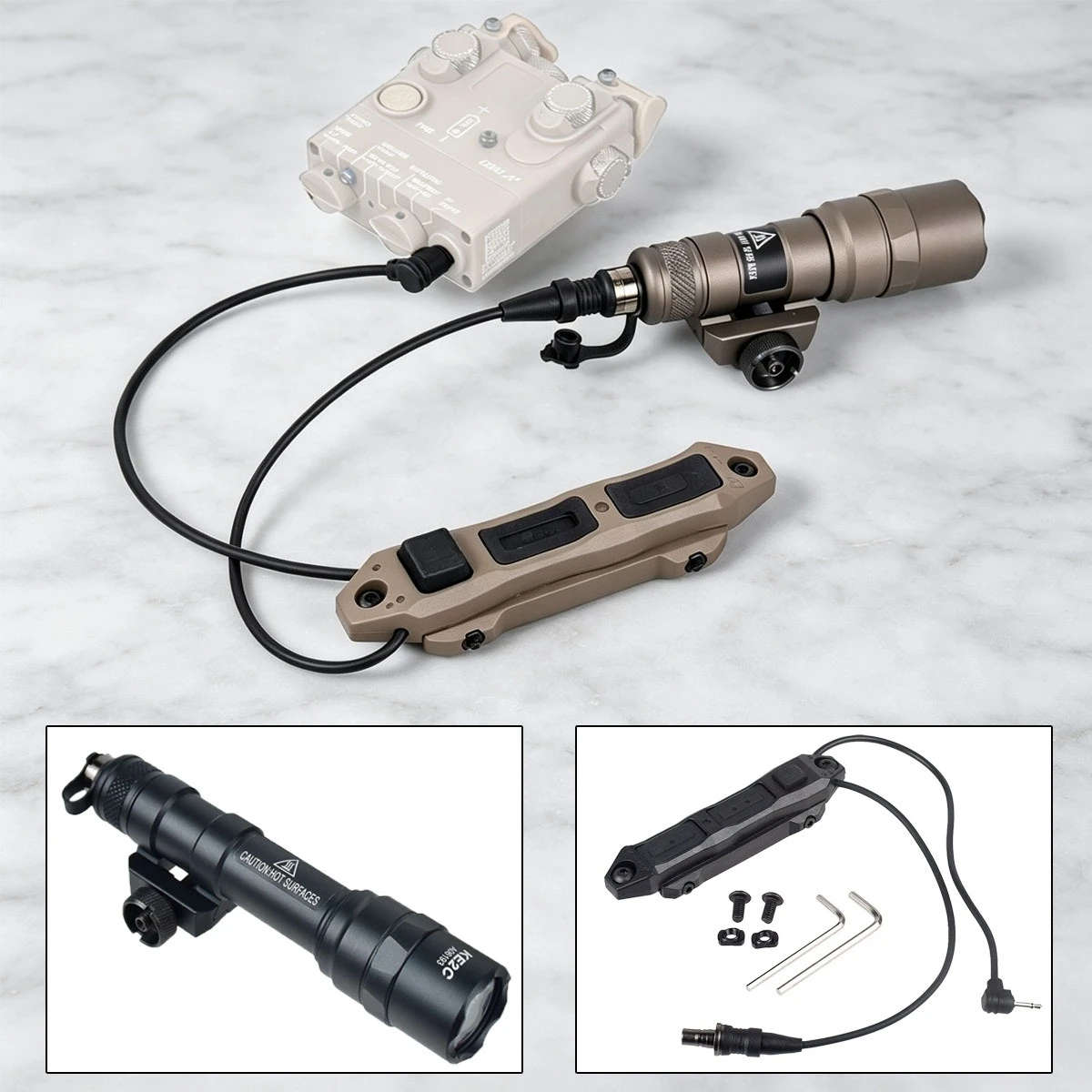 SureFire M600/M300 Linterna táctica para rifle con interruptor remoto
