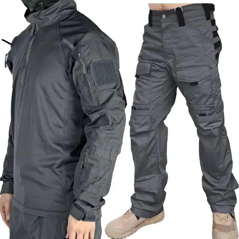 Uniforme táctico camuflaje ripstop para caza, cargo y airsoft - imagen 2