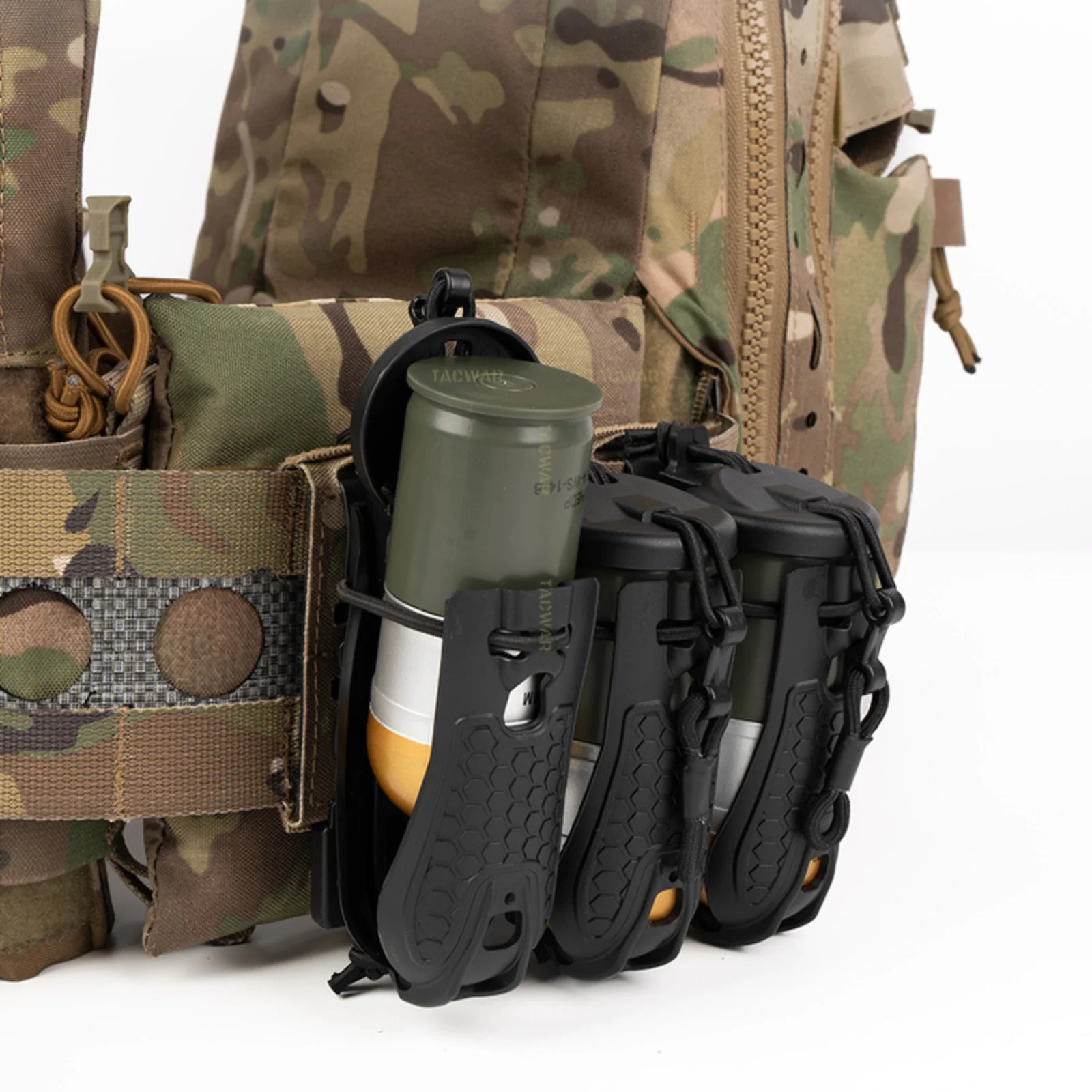 Portagranadas MOLLE M433 para réplica de granada de airsoft de 40 mm - imagen 5