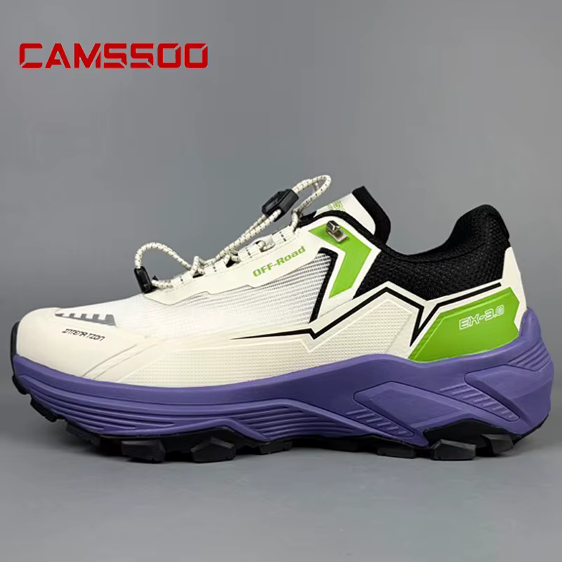 CAMSSOO Botas de senderismo transpirables hombre de malla - imagen 4