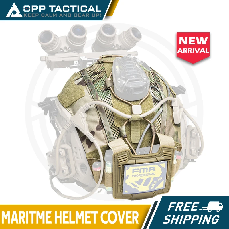 Funda táctica casco marítimo FMA – Soporte batería MK/DE/MC - imagen 2