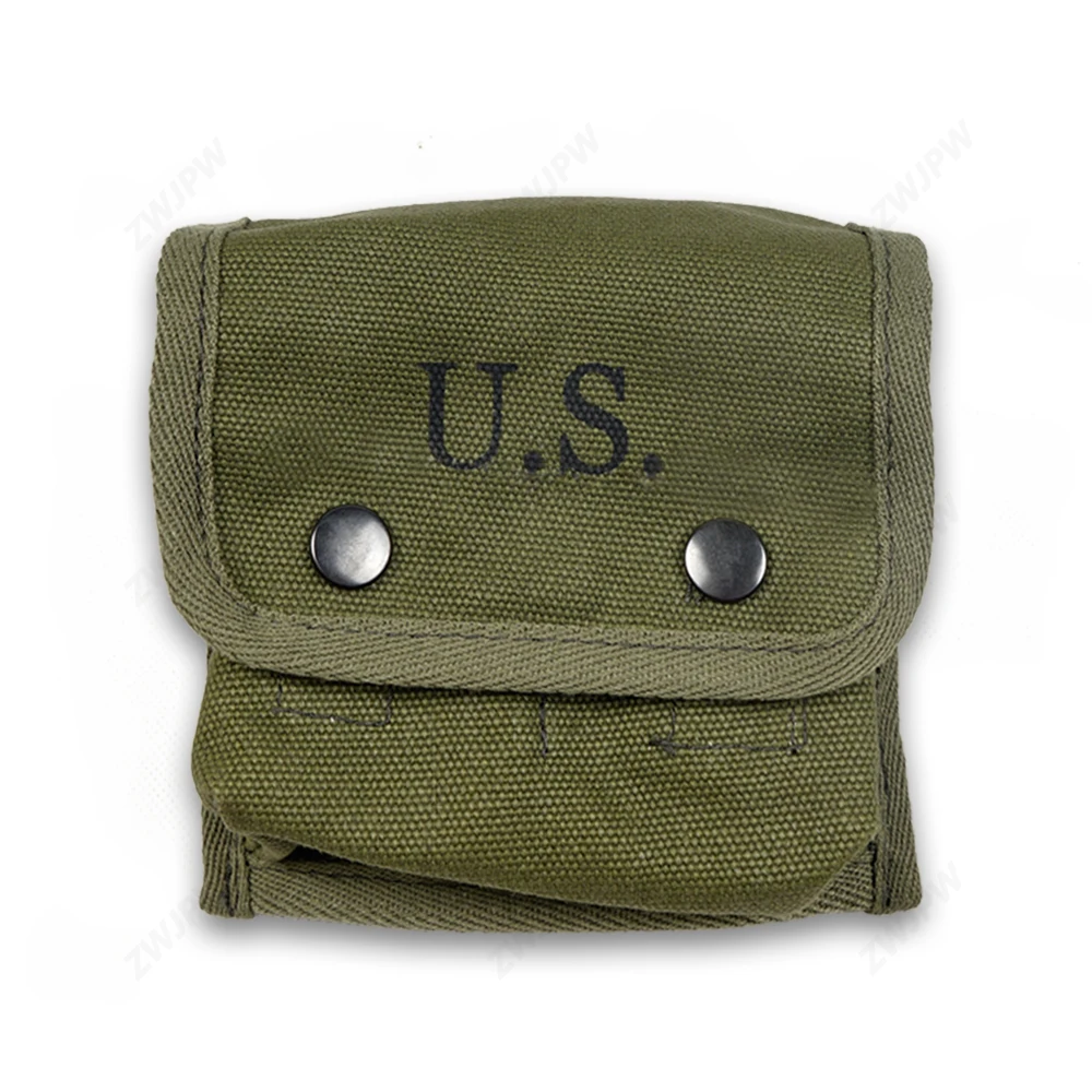 Bolsa botiquín M1945 M2, réplica militar de la Segunda Guerra Mundial - imagen 4