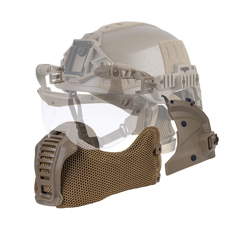 Wendy máscara táctica bucal con malla mandible para airsoft - imagen 3