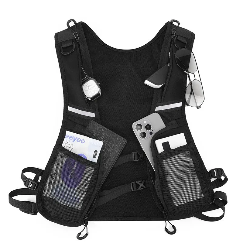 Bolsa táctica pecho MOLLE multibolsillo para hombre al aire libre - imagen 2