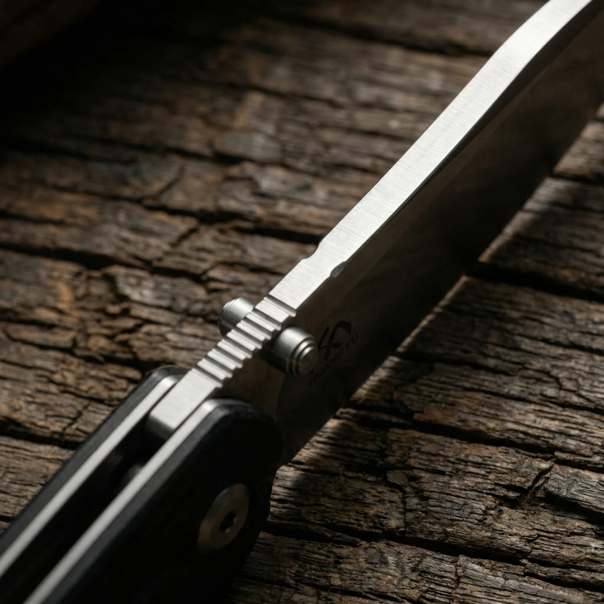 Cuchillo plegable de acero para exteriores, acampada y emergencia - imagen 4