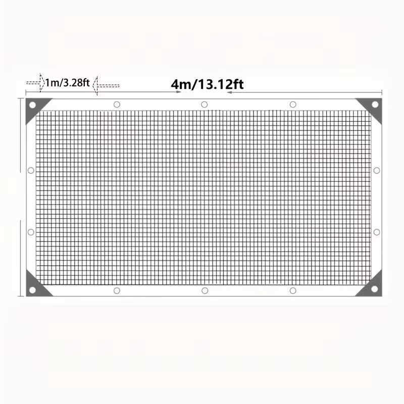 Vela parasol grande protección UV tela personalizada para invernadero - imagen 4