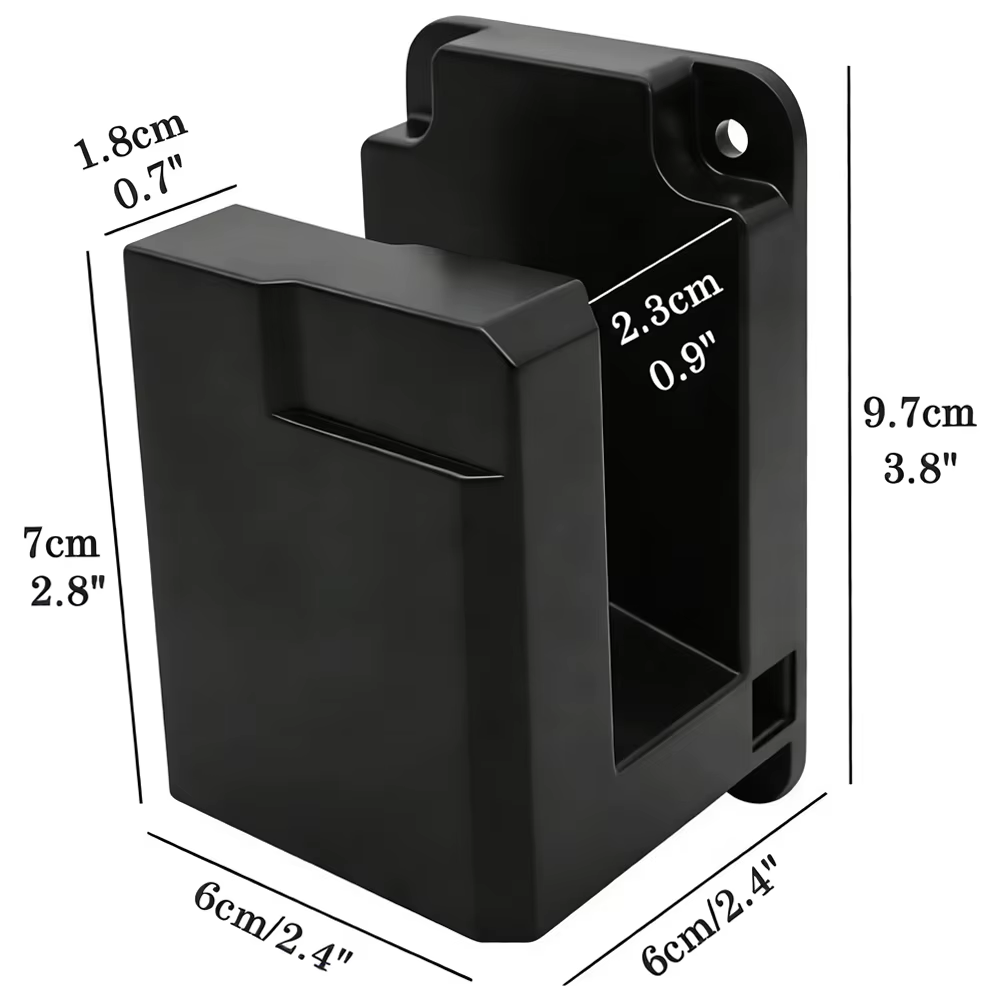 Soporte pared rifle con cerradura vertical y horizontal seguro - imagen 5