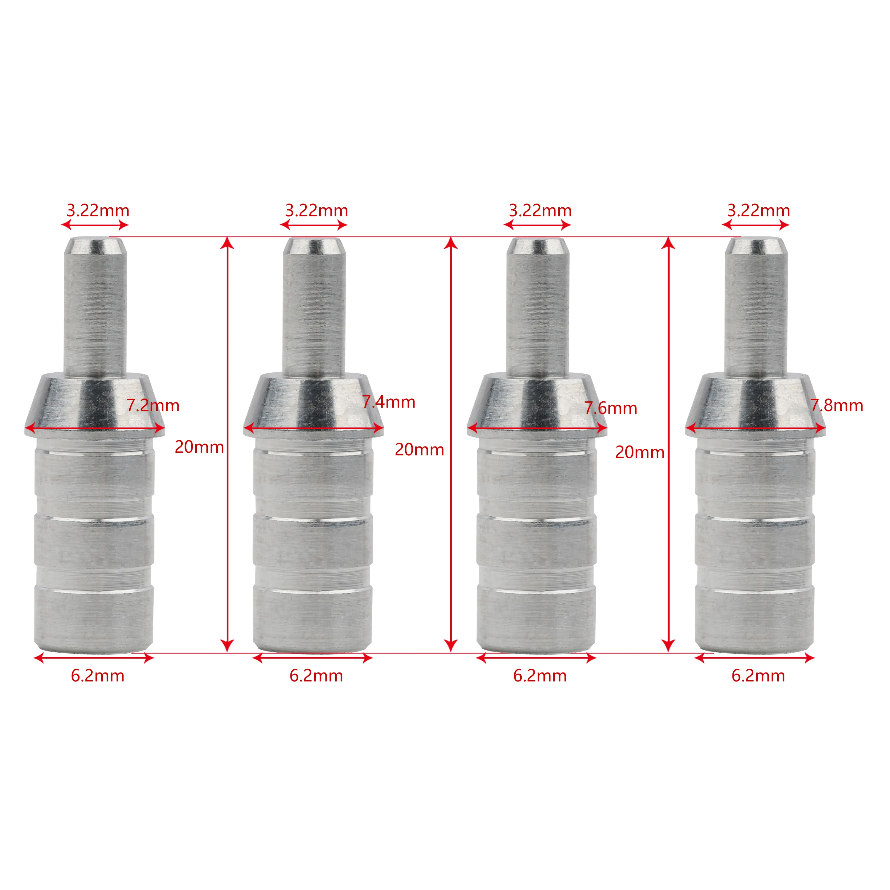 Pines de noqueo para flechas de arco compatibles con tiro - imagen 5