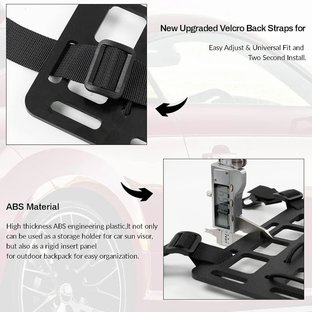 Paneles MOLLE rígidos para organizador respaldo de asiento - imagen 2