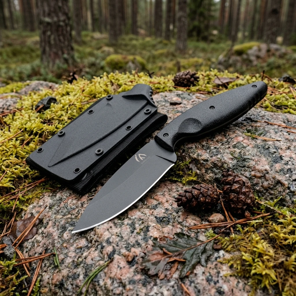 Cuchillo fijo mango G10 con funda para exteriores de supervivencia - imagen 2