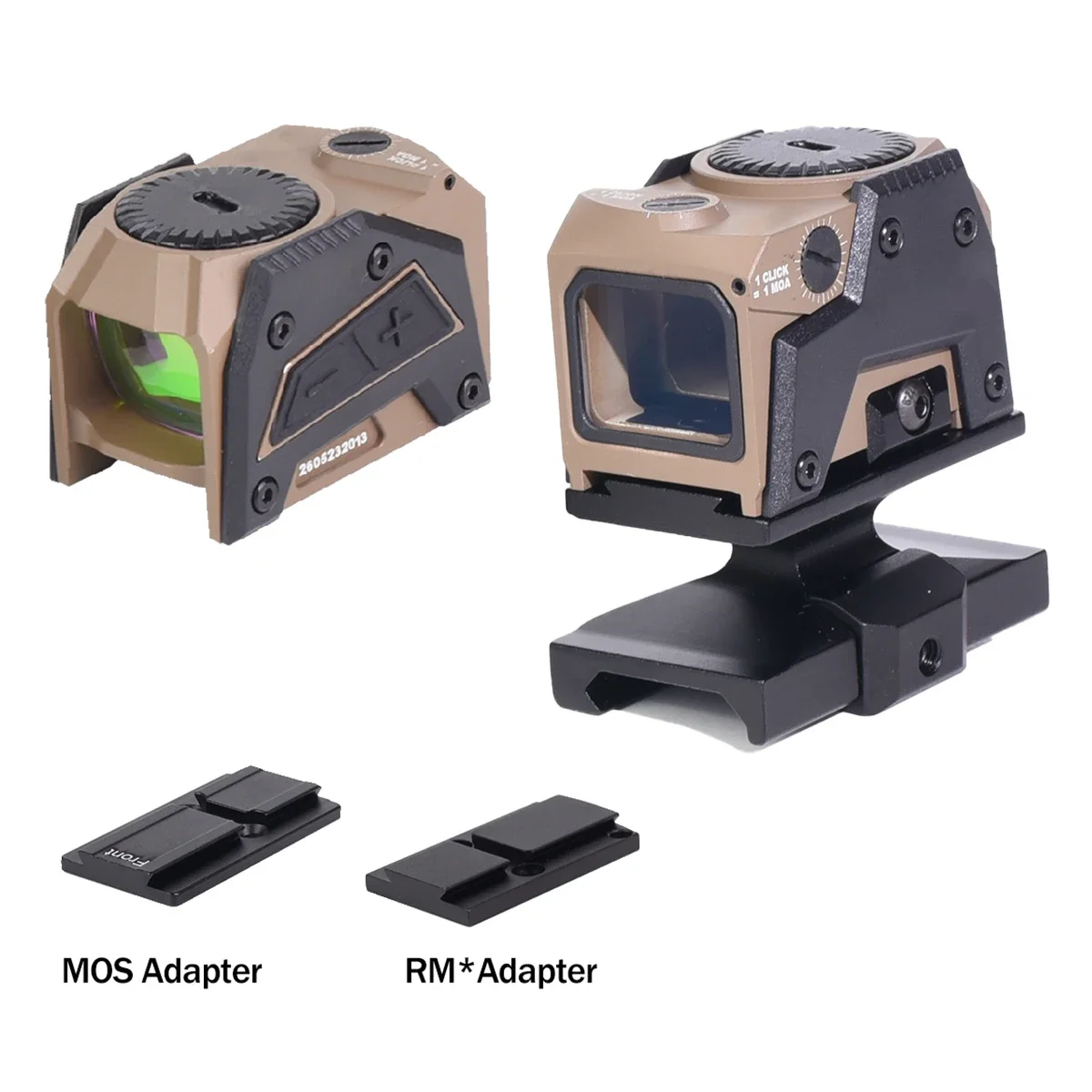 Mira táctica compacta reflex roja con óptica cerrada para airsoft - imagen 2