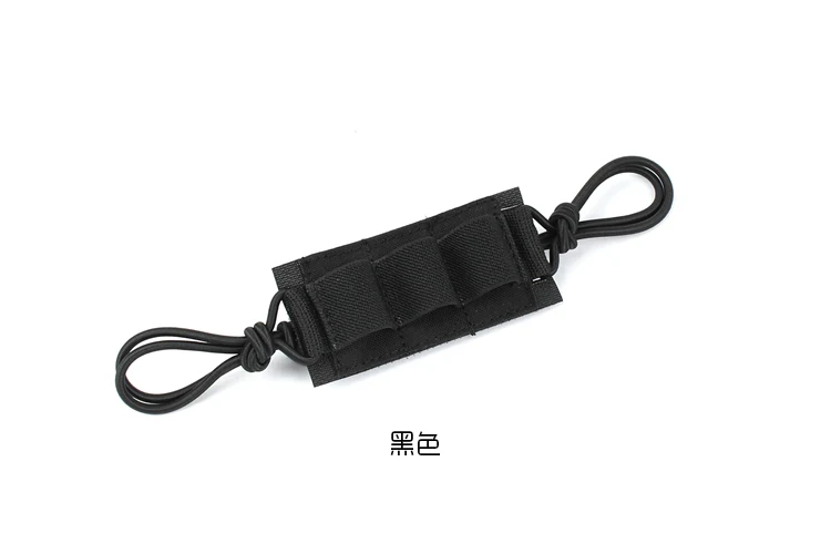 Cordón elástico para batería en casco táctico