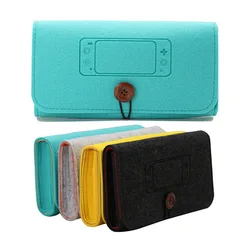 Switch Mini estuche protector de fieltro grueso con bolsillos