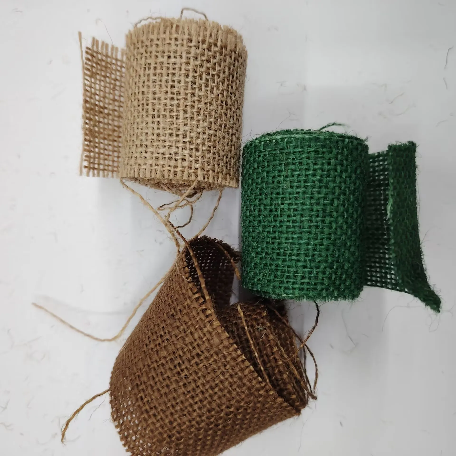 Tiras de camuflaje de lino para casco de paracaidista campo - imagen 5