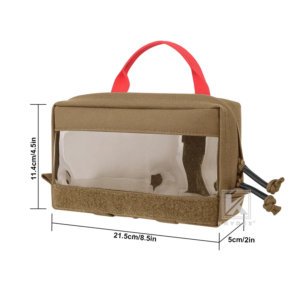 Mochila táctica D3 con bolsa transparente e inserción médica - imagen 5