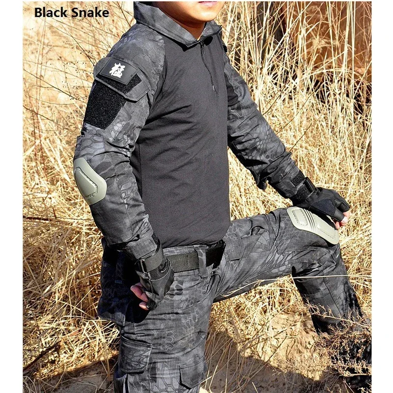 Uniforme táctico ripstop camuflaje con coderas y rodilleras - imagen 5