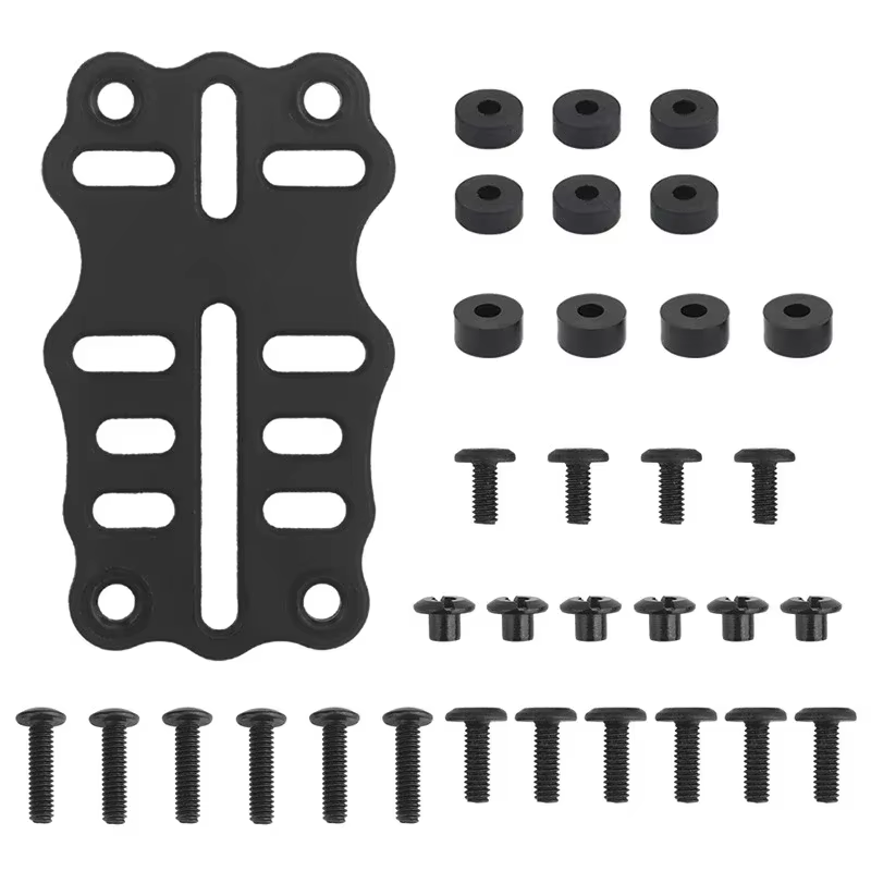 Base adaptadora modular para funda táctica de pistola