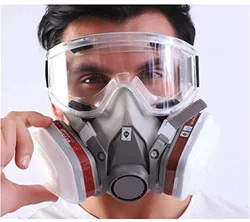 Respirador industrial 3M 6200 media cara – Protección para pintura y aerosols
