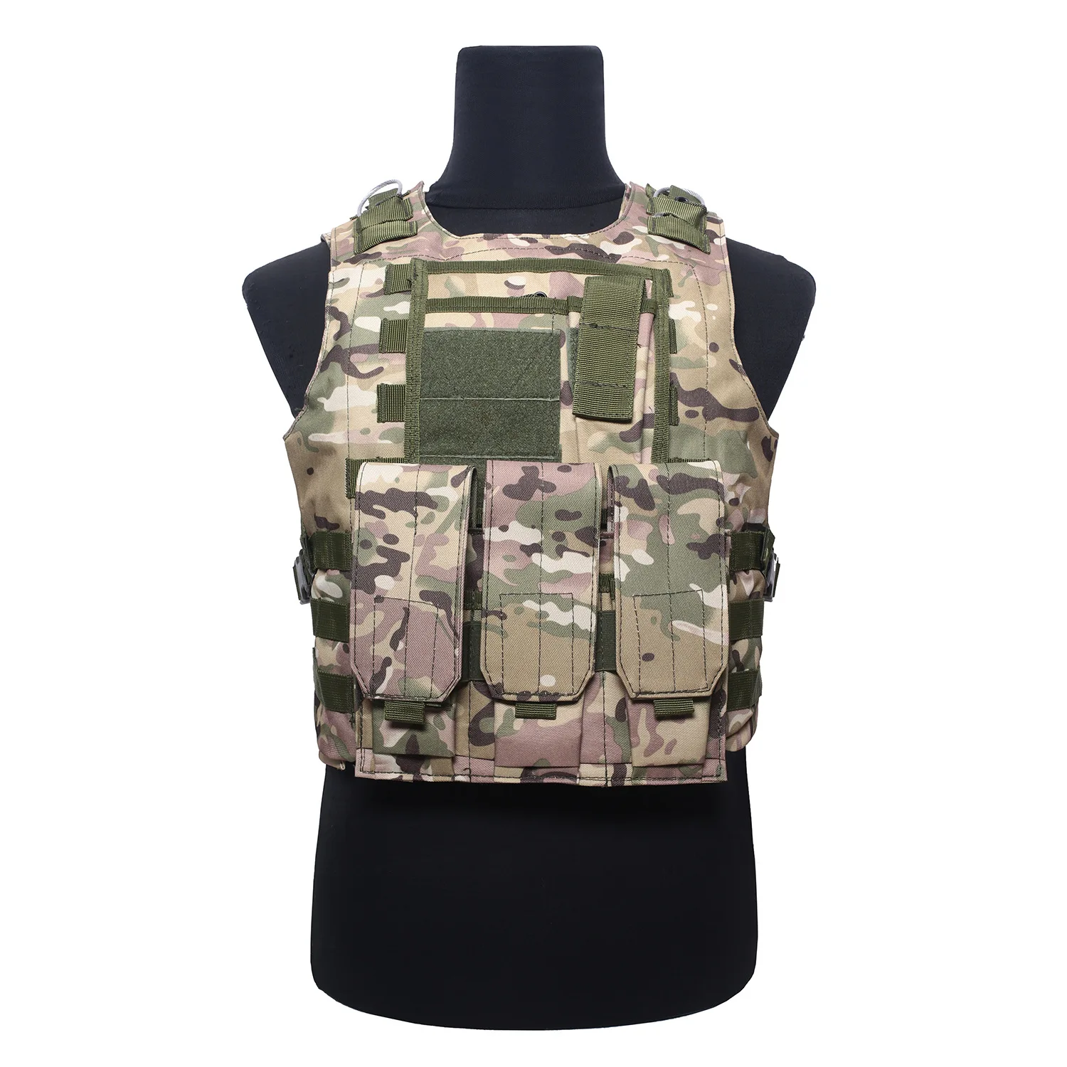 Chaleco táctico camuflaje anfibio de protección y carga MOLLE - imagen 5