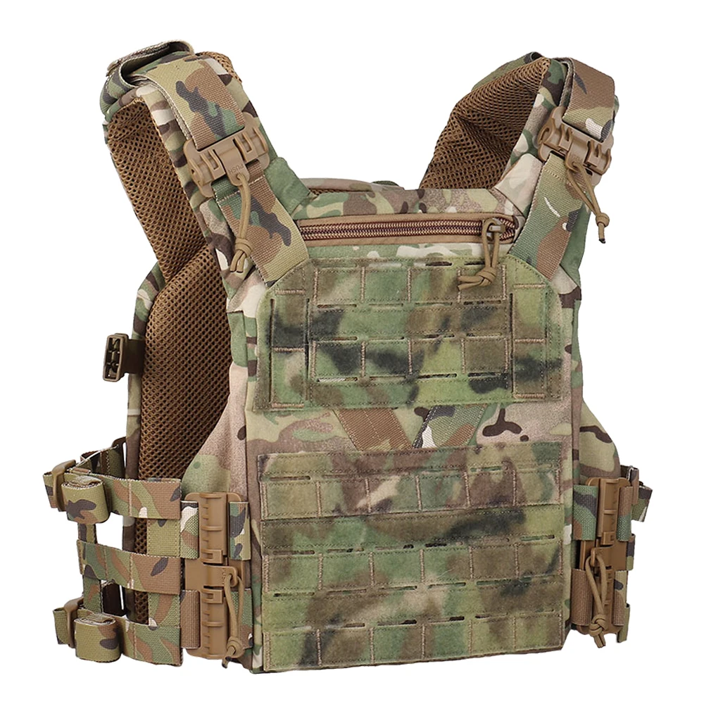 Serie K Chaleco táctico MOLLE portador de placa camuflaje ligero - imagen 4