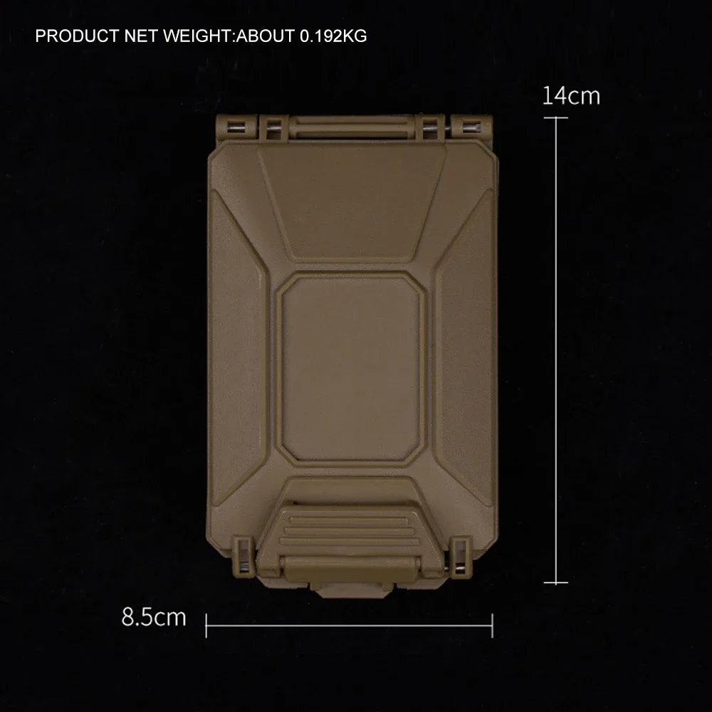 Estuche porta baterías táctico MOLLE compatible 18650 AAA CR123A - imagen 5
