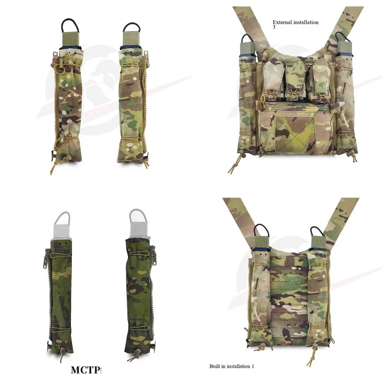 Bolsa táctica anti-red C4 larga XPAC MultiCam Black para entreno - imagen 2