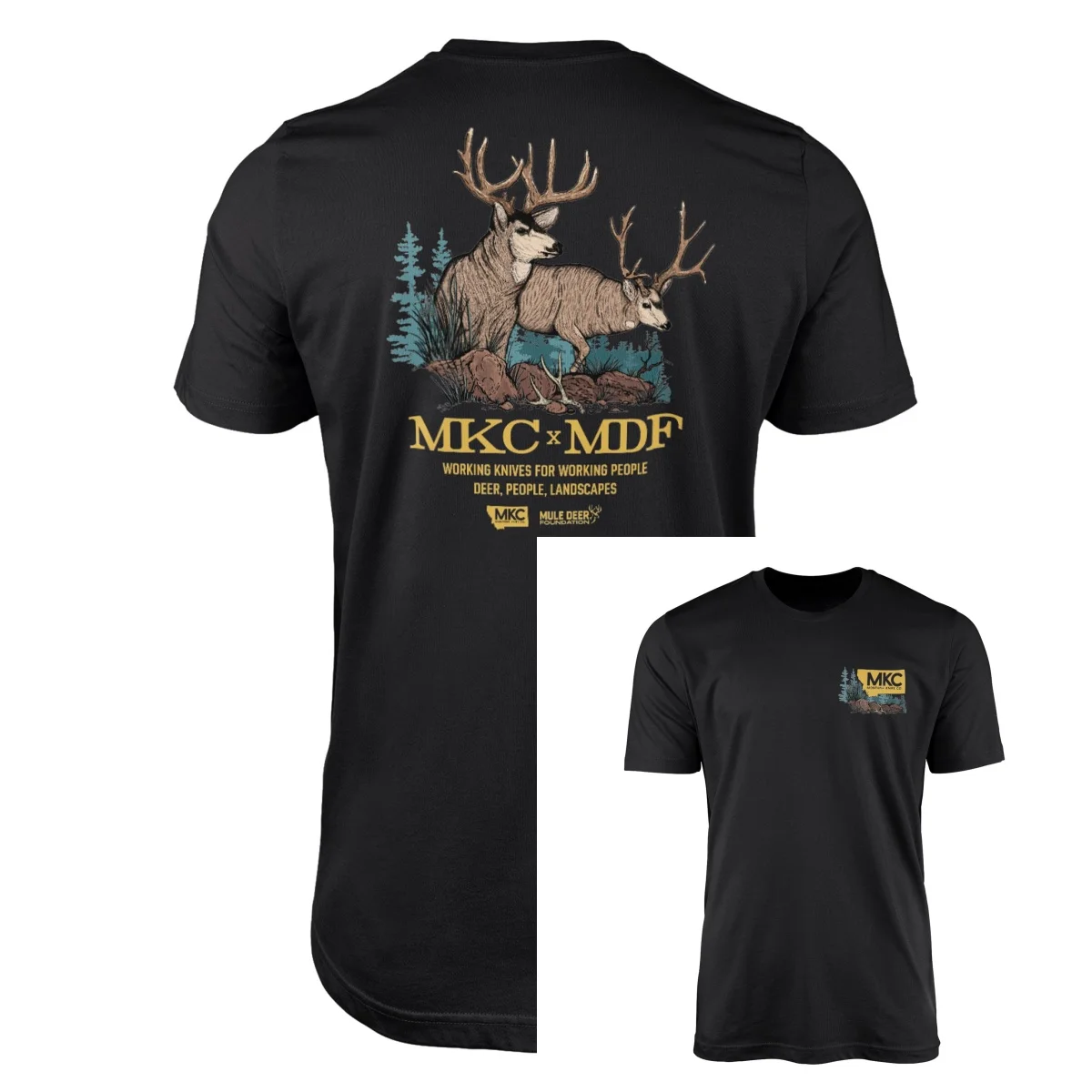 MKC Camiseta táctica unisex MULE DEER Foundation premium urbana - imagen 5