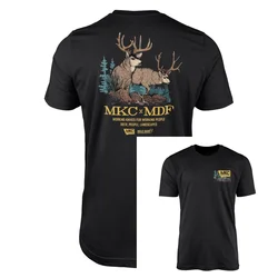 Camiseta táctica MKC X Mule Deer Foundation unisex alta gama