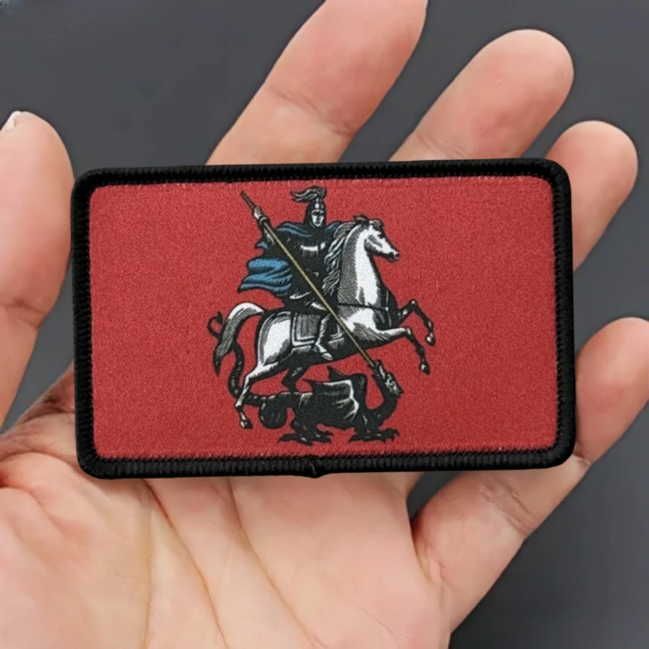 Detalle del parche para personalización